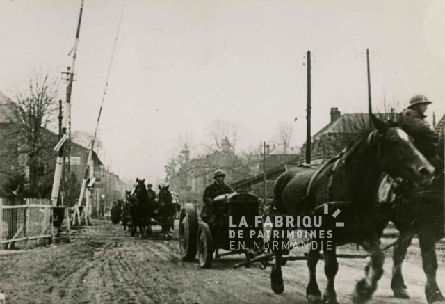 Réquisition de matériel agricole par l'armée française