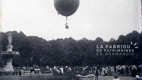 A quelle occasion eut lieu cette démonstration d'aérostation ?