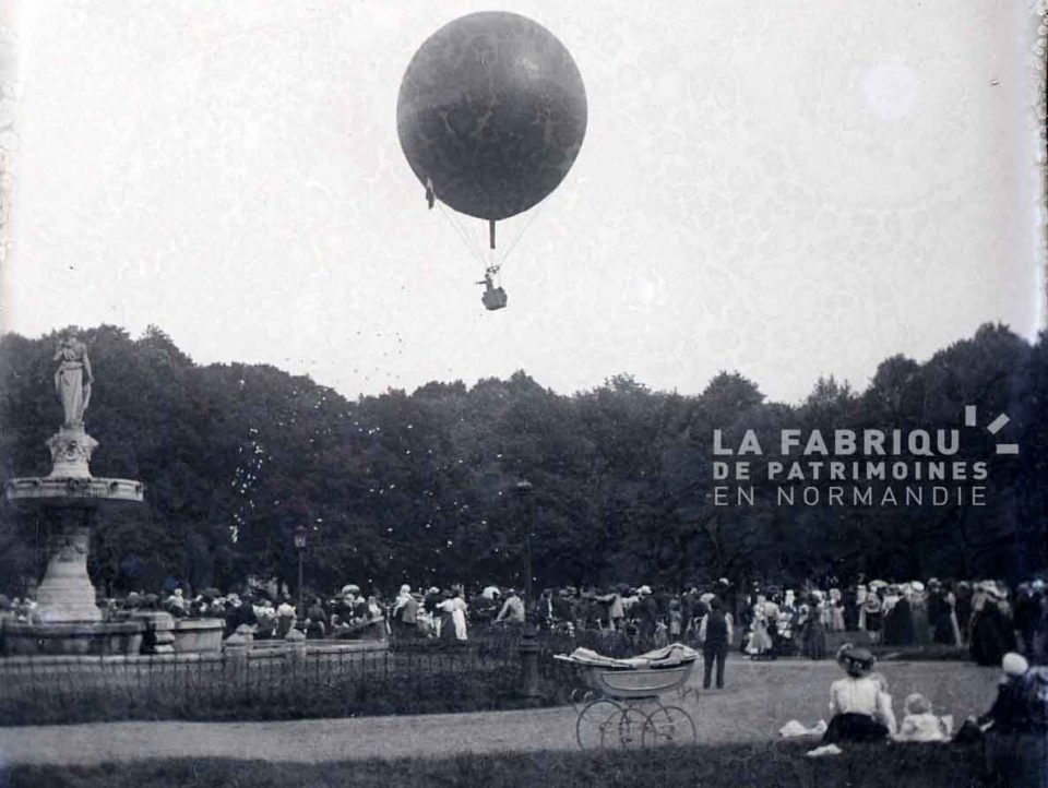 A quelle occasion eut lieu cette démonstration d'aérostation ?